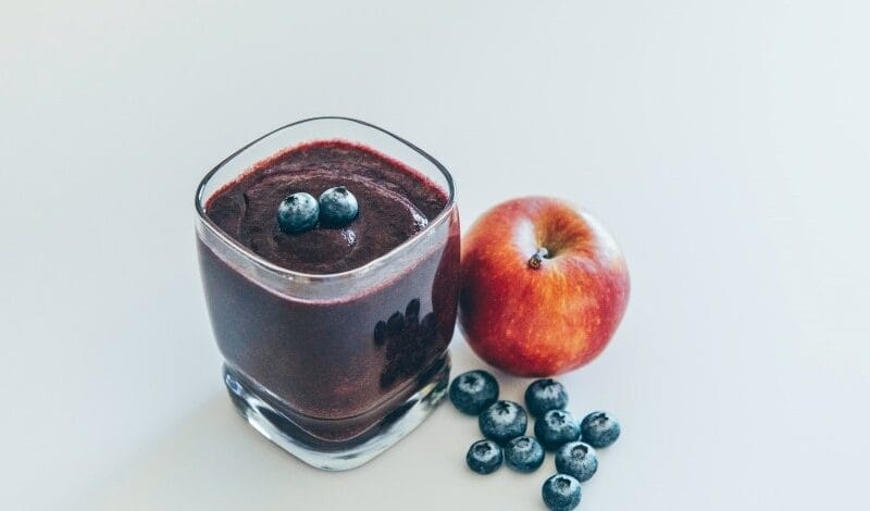 A delicious berry smoothie